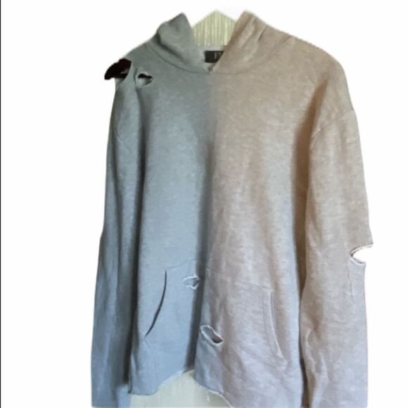 ELUX Los Angeles Destroyed Hoody Sweatshirt - Picture 6 of 10